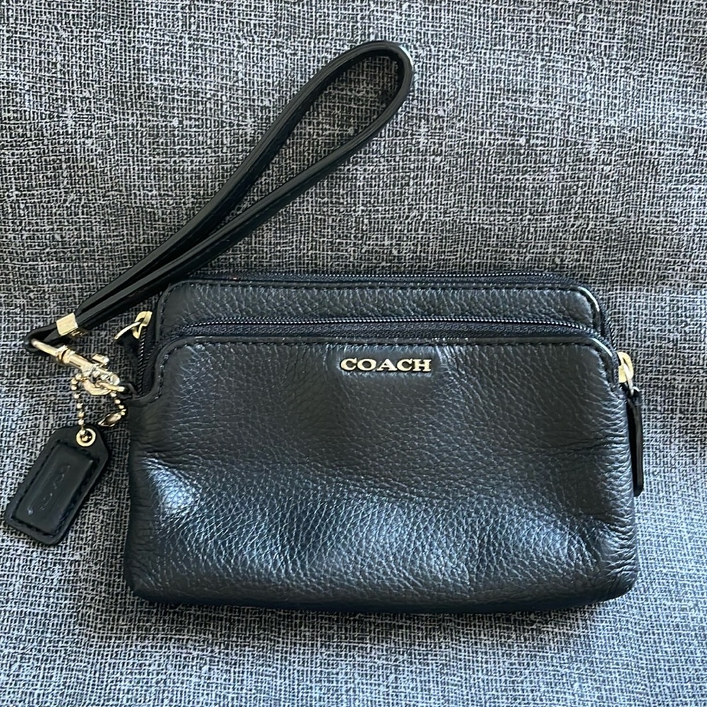 Coach Leather Wristlet